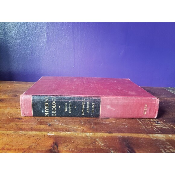 Antique 1948 - Physical Geology by Chester Longwell, Knopf, Flint - 3rd Edition - Picture 1 of 9